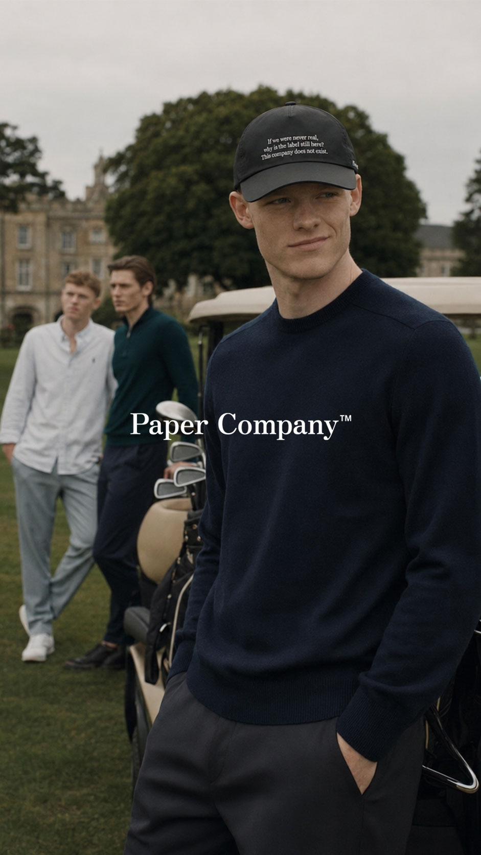 Paper Company Staff Cap — golf cart